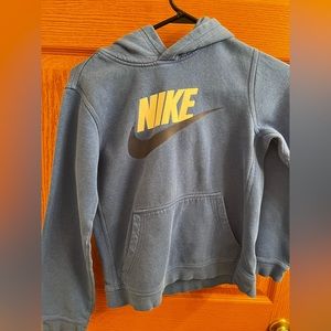 Youth Nike blue hoodie size L